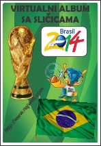 VIRTUALNI ALBUM sa sličicama Brazil 2014 istorijski nastup Države Bosne i Hercegovine na svjetskom prvenstvu u Brazilu 2014 godine Popunite album i osvojite nagrade